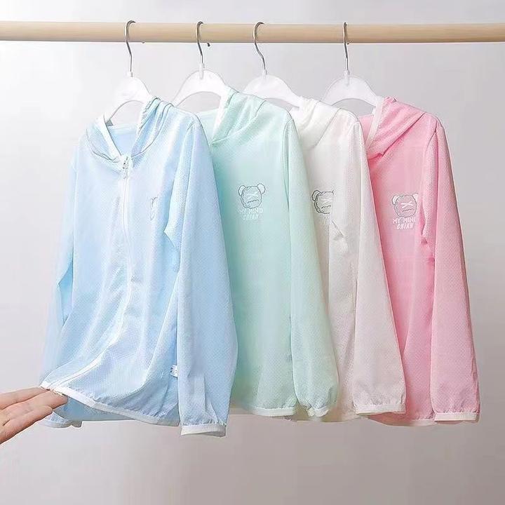 儿童防晒衣夏季薄款网眼冰丝宝宝防紫外线透气薄外套男女童防晒服