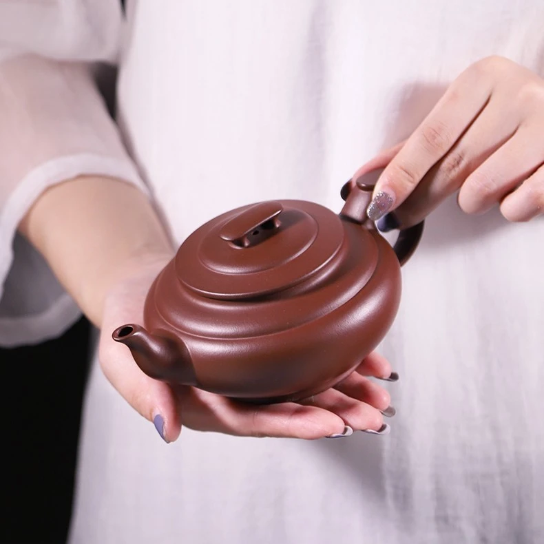 百年利永上新桥紫砂壶原矿紫泥310CC赵敏芳茶壶家用