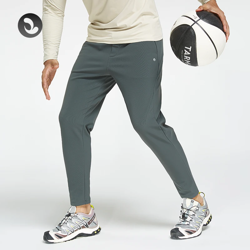 SOSOLEMON 秋冬男针织运动长裤薄绒保暖健身休闲修身高弹通勤透气