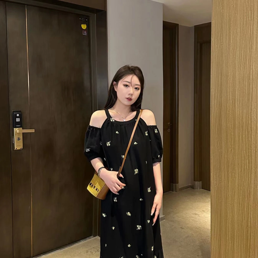 【琪琪推荐】大码女装韩系高级感别致小众宽松连衣裙D11489QQ