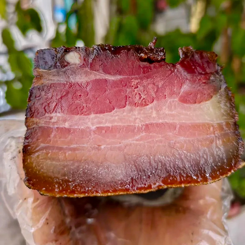 【直播现称】湖南烟熏柴火腊肉 水晶透亮腌肉 腊味十足