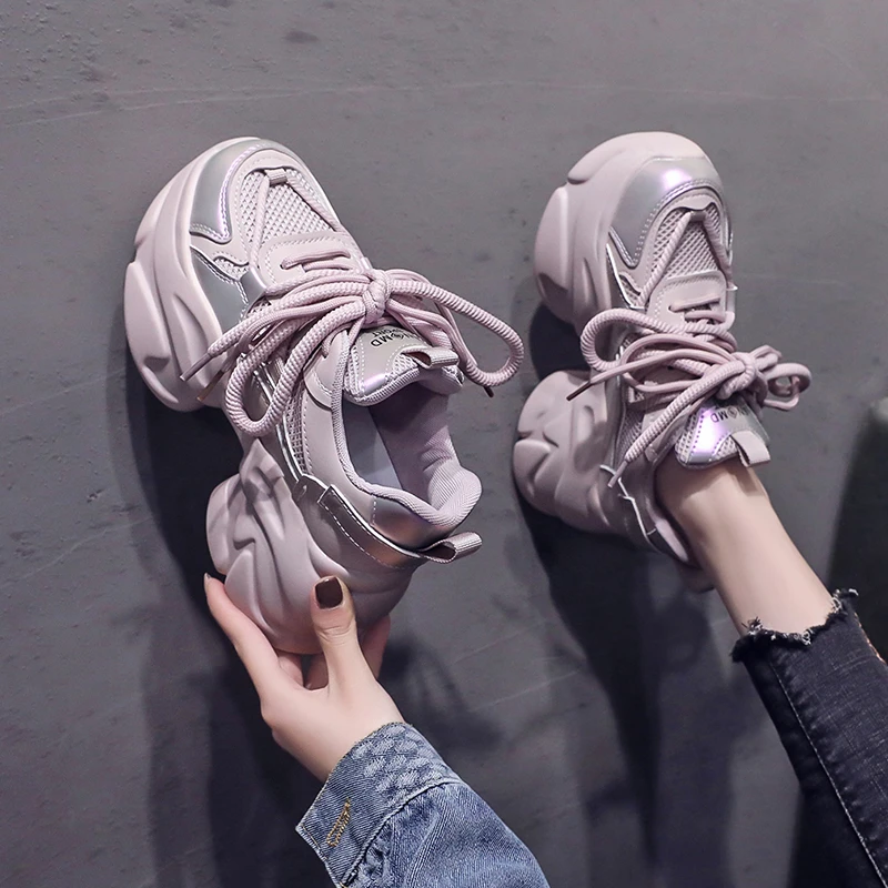 网红老爹鞋女2025新款春季厚底增高小个子女鞋爆款运动鞋百搭单鞋