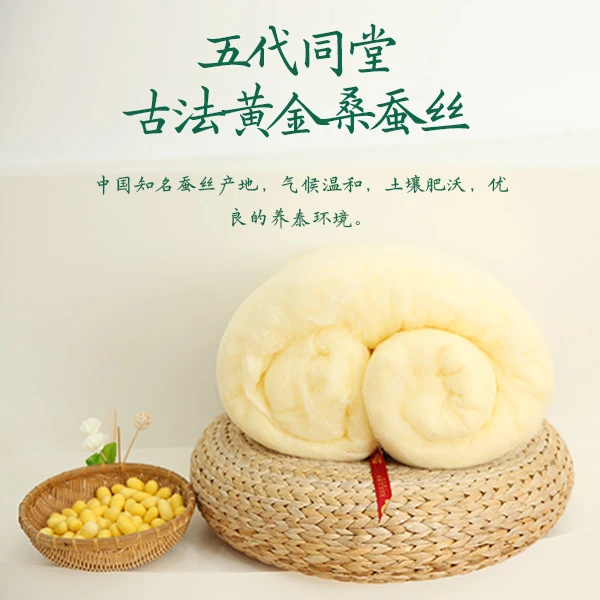 XUDO/雪朵桐乡古法手工黄金桑蚕丝蚕丝被冬被春秋被子母被丝绵被