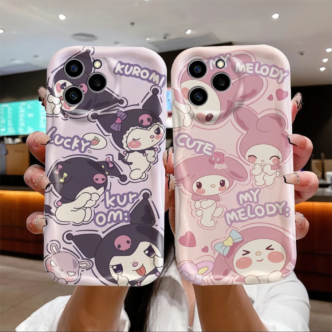 可爱库洛米苹果15pro壳iphone14promax硅胶13pro网红12高级11创意