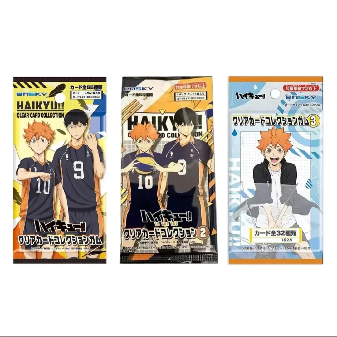 【拆盒】排球少年第一弹二弹三弹透卡 ensky 日版现货 默认代拆