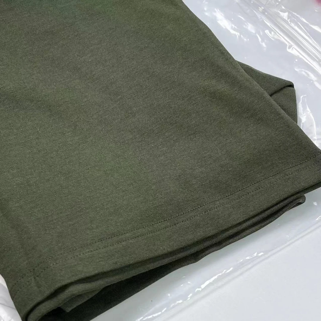 军绿色澳绒成品打底衫面料（退货运费自理）