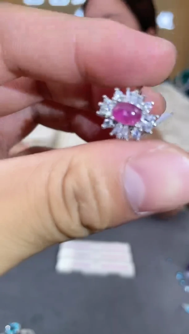 【闪购商品】碧玺戒指合金t3-4......