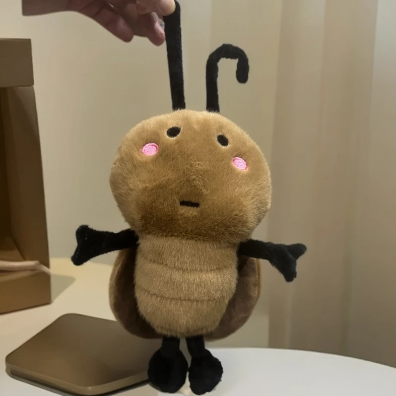 创意搞怪南方蟑螂可爱玩偶小强公仔恶搞丑萌毛绒玩具搞怪书包挂件