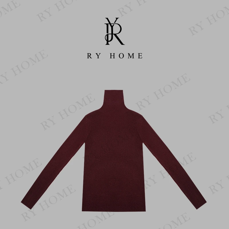 【容雨RYHOME】高领软糯针织打底衫243M2713