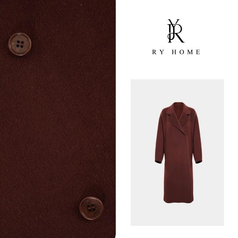 【容雨RYHOME】设计款廓形毛呢大衣W1752