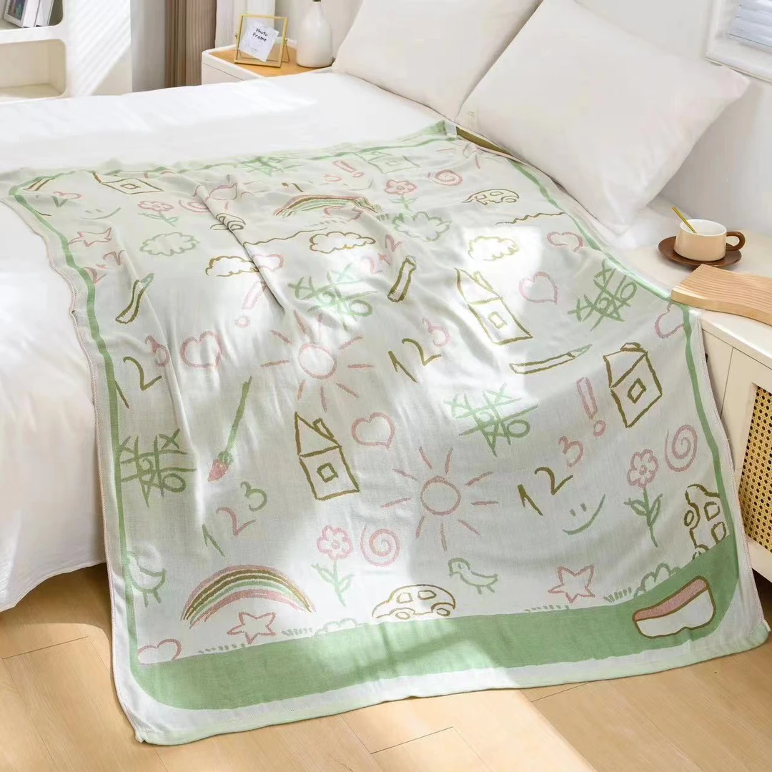 【冷感毯】竹纤维亲肤舒适冷感毯不起球不掉冰凉色冰凉颜色随机发