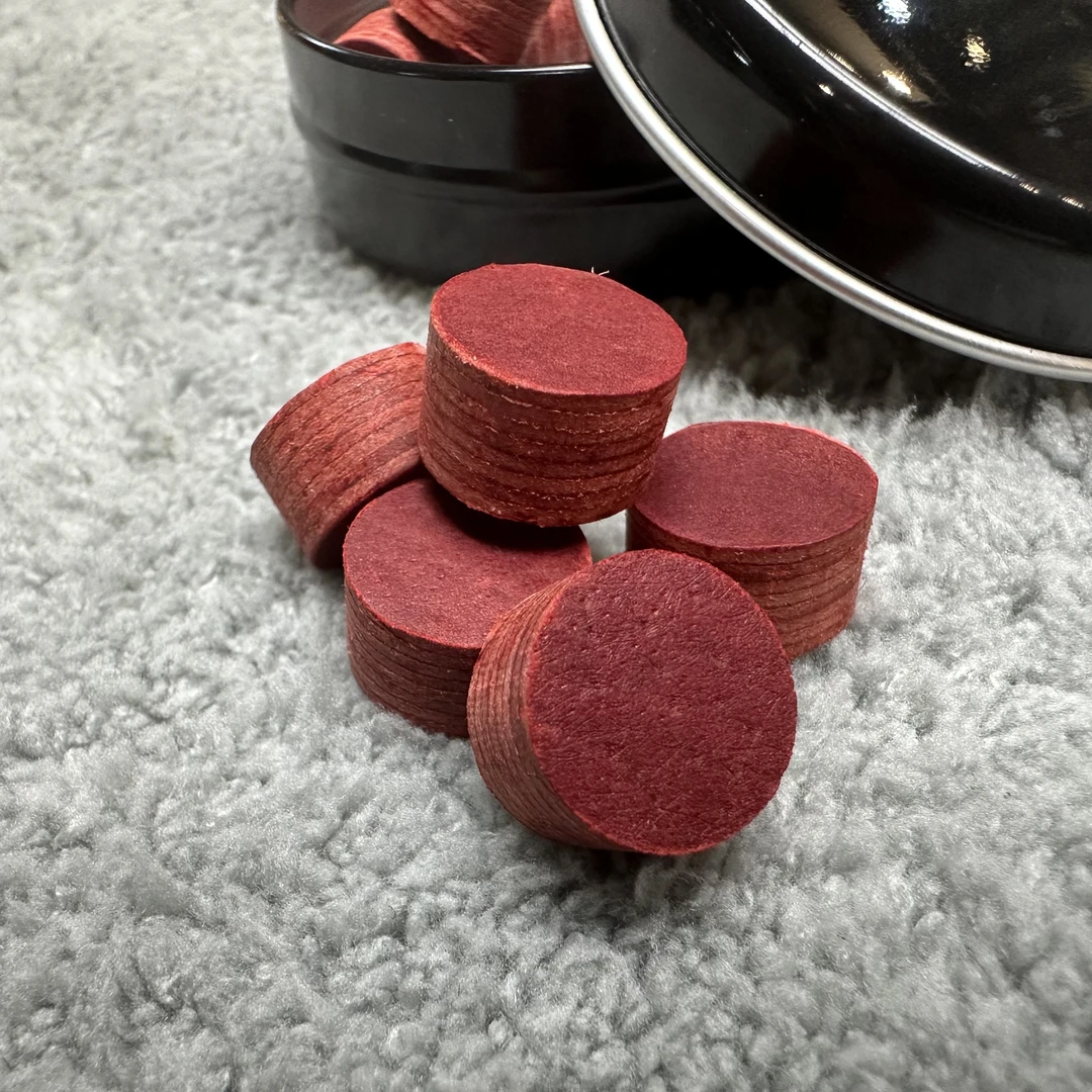 Cuediy红色猪皮皮头 中式八球 14MM  偏中性 顺丰包邮