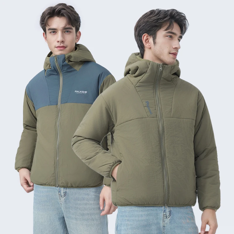 秋冬轻便情侣户外三防两面穿冲锋衣式棉衣保暖外套6401