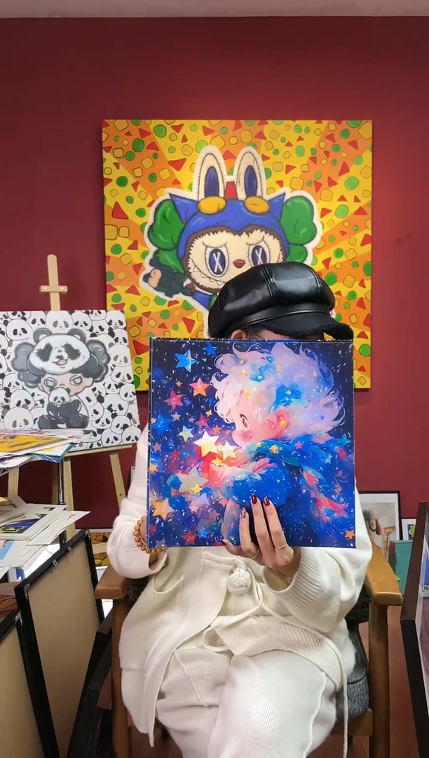 【闪购商品】绘画纯画芯-星星