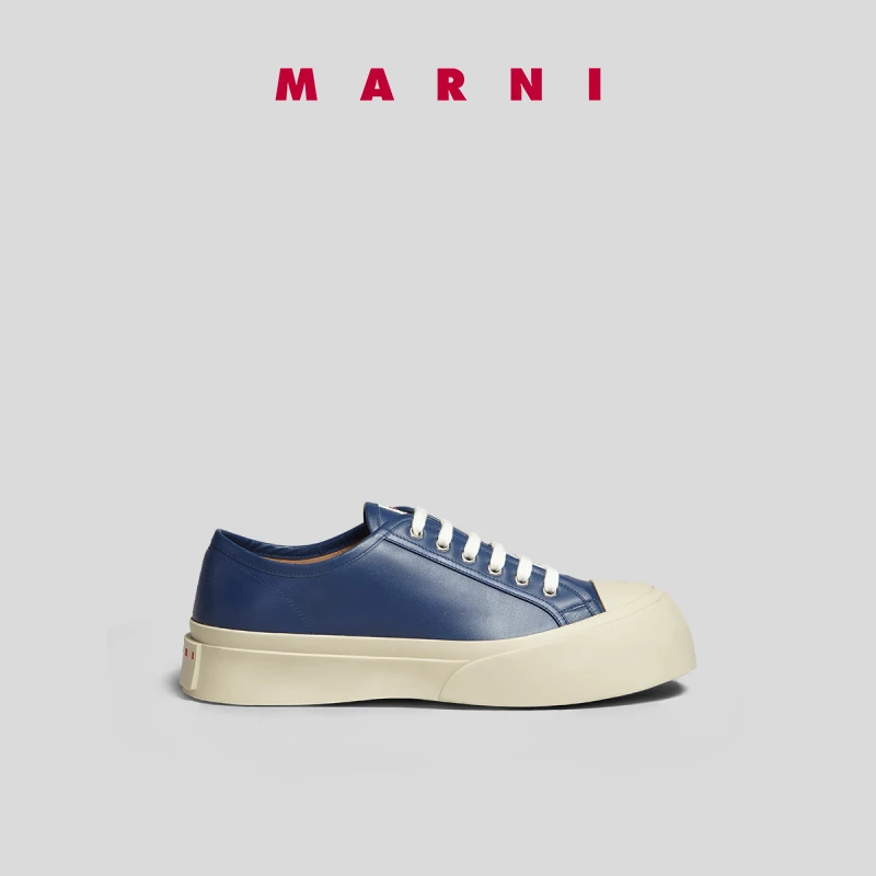 MARNI PABLO男士系带厚底休闲鞋大头鞋