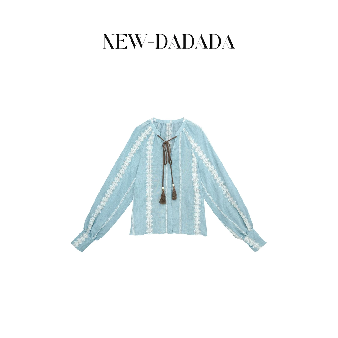 清清利达 NEW DADADA【鲸落】时尚百搭休闲设计感衬衫TBC1232