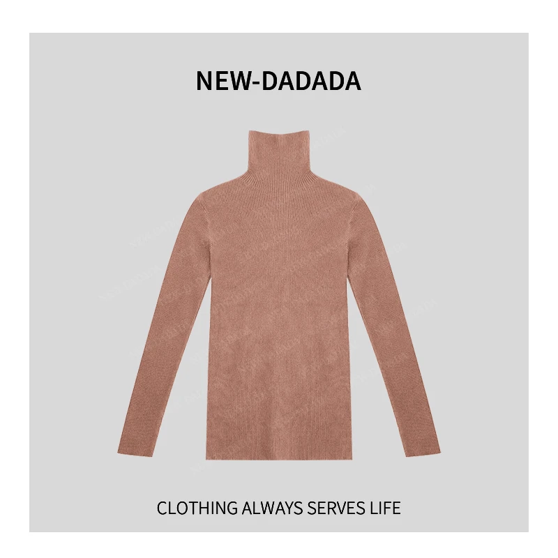 清清利达 NEW DADADA【恋人】时尚感气质款收身百搭高领上衣TDK2461