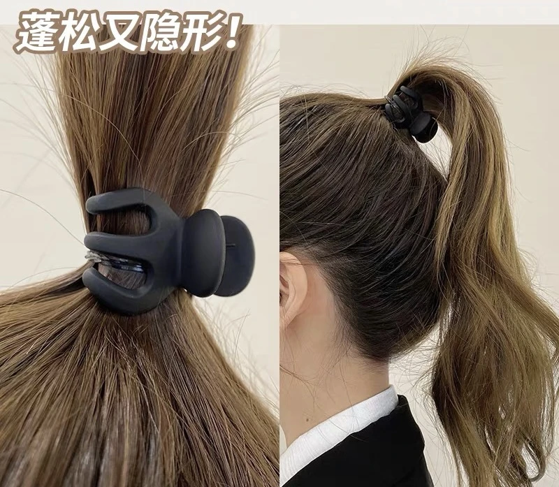 非金属亚克力发饰 八爪鱼南瓜夹组合抓夹发夹发卡固定马尾夹防塌
