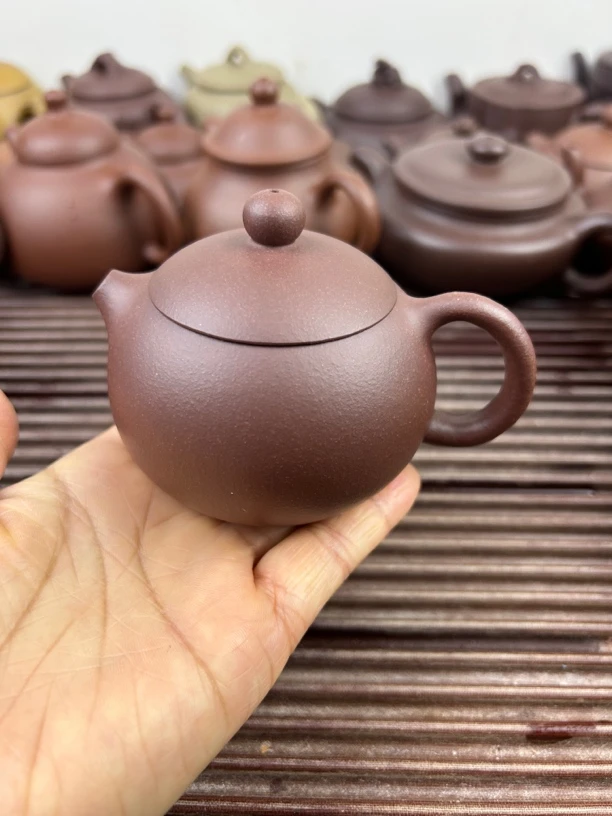 紫砂壶西施150cc紫泥