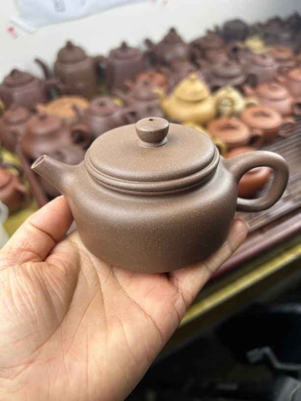 紫砂壶矮德中紫泥160cc左右