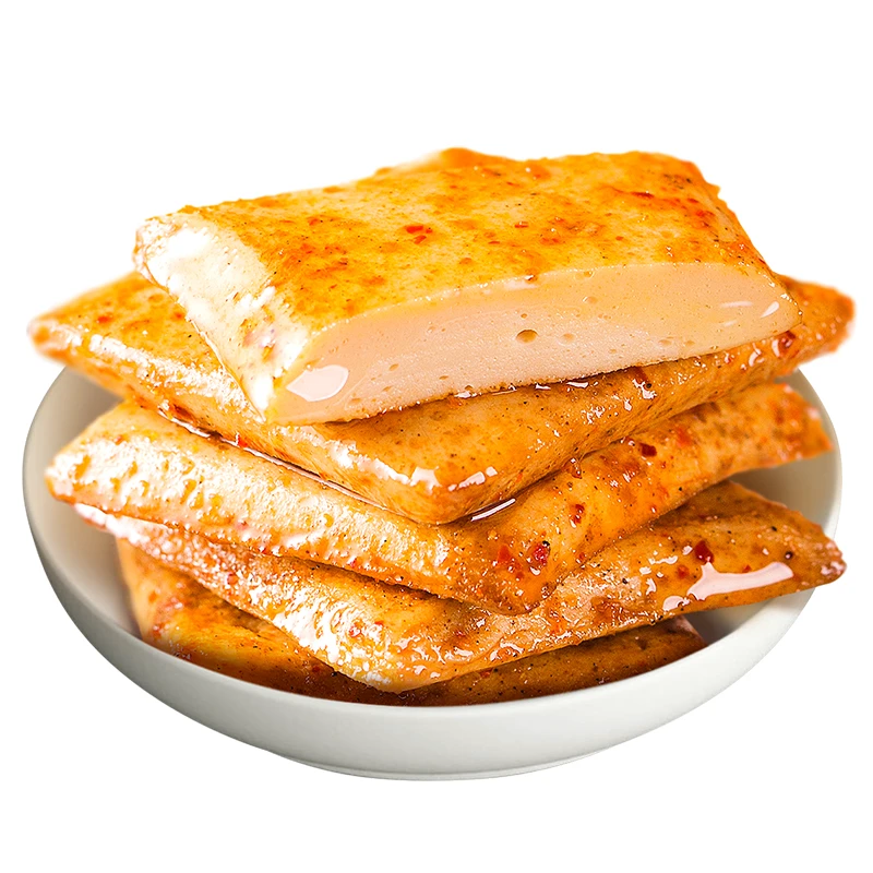 盐津铺子鱼豆腐零食小吃休闲食品小包豆腐干小包装200g×1包香辣味