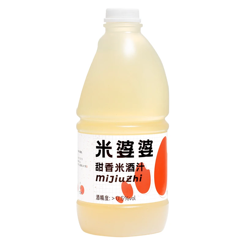 米婆婆米酒汁1.6L×1瓶传统原味大瓶清甜甜香