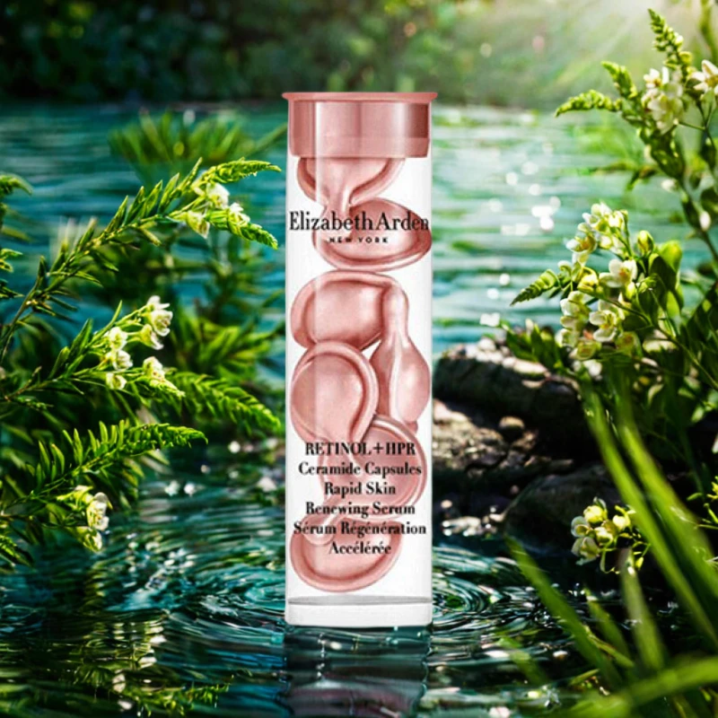 伊丽莎白雅顿二代粉胶时空焕活淡纹紧致胶囊次抛精华液3.2ml约7粒