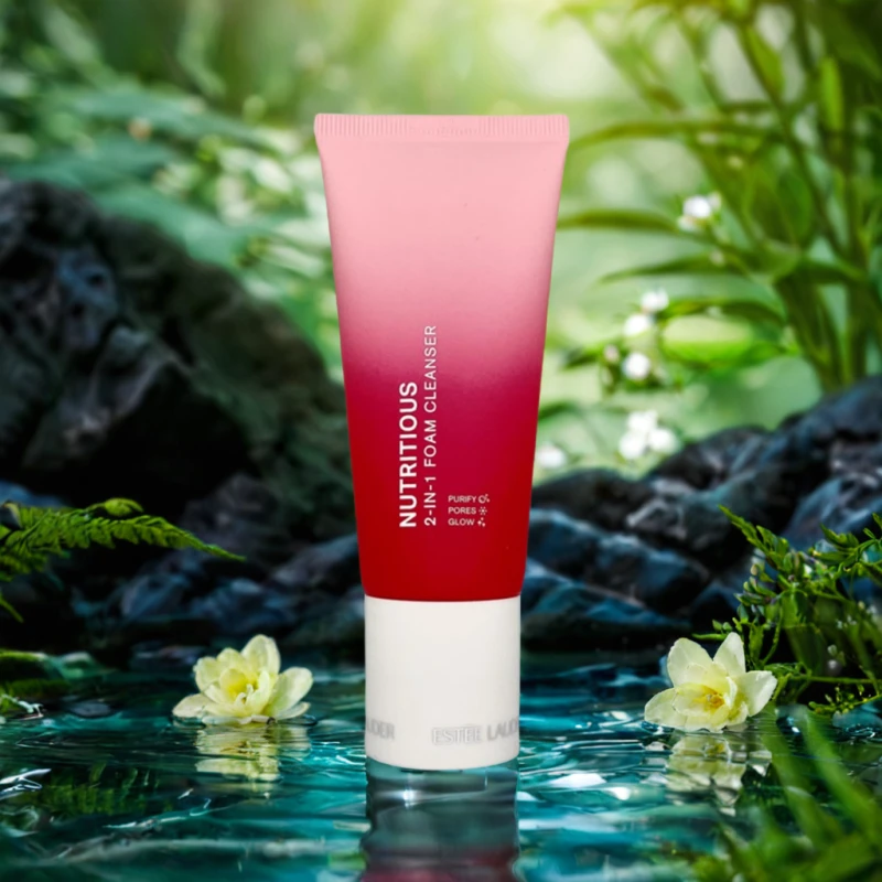 雅诗兰黛洁面皂/洁面产品鲜活亮采二合一洁面乳60ml×1支