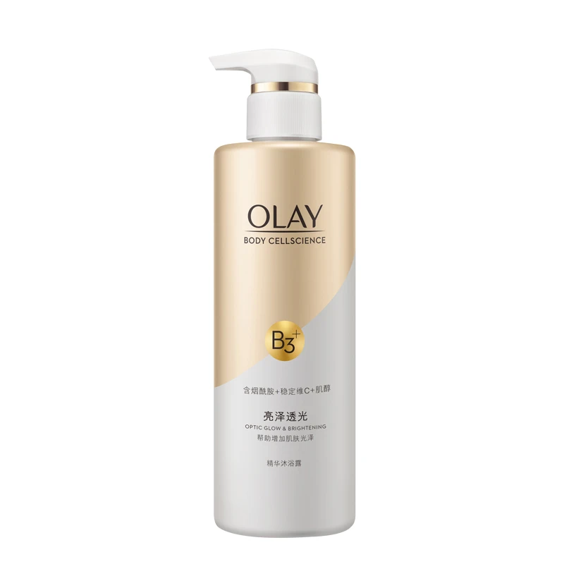 OLAY精华沐浴露莹亮透光500g×1瓶丝滑亮泽补水留香保湿修护润肤
