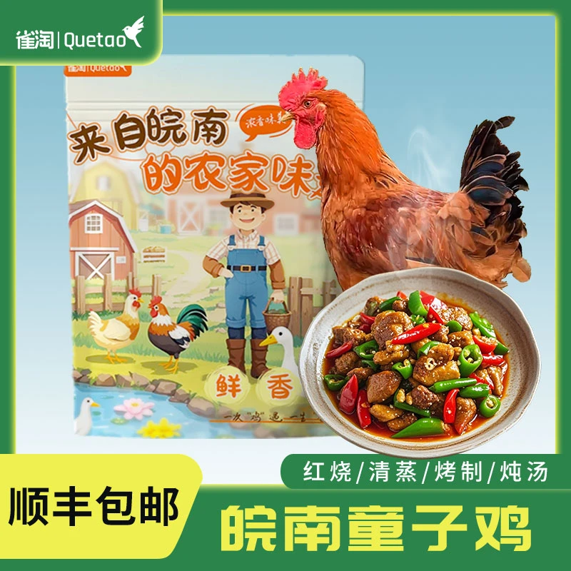 【雀淘】三黄鸡 童子鸡650-800g×3只