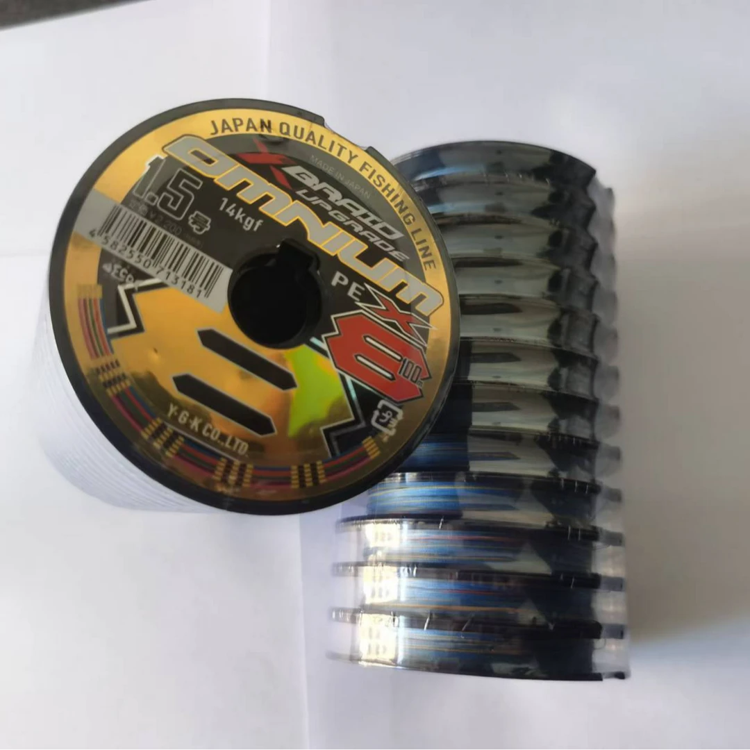 日本YGK连盘X8PE线路亚筏钓船进口钓线远投普通100m一盘