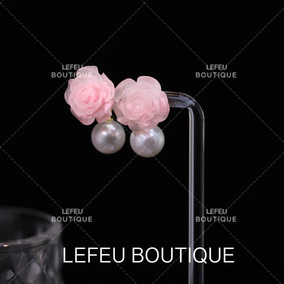 铜合金耳饰 【花蜜】轻奢时尚小众少女精致温柔高级感耳饰RH3498