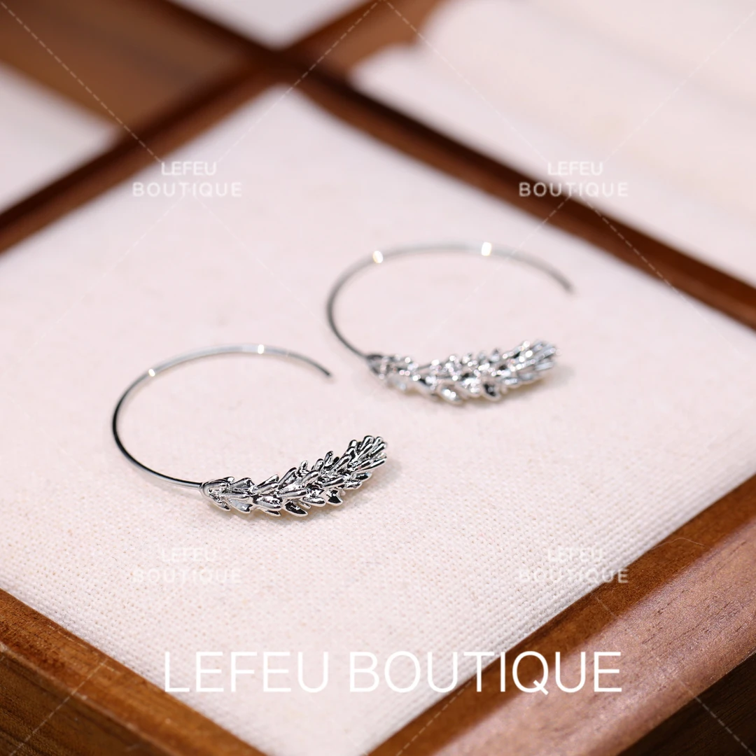 铜合金耳饰 【续恋】轻奢时尚小众个性简约精致设计感耳饰RH3773