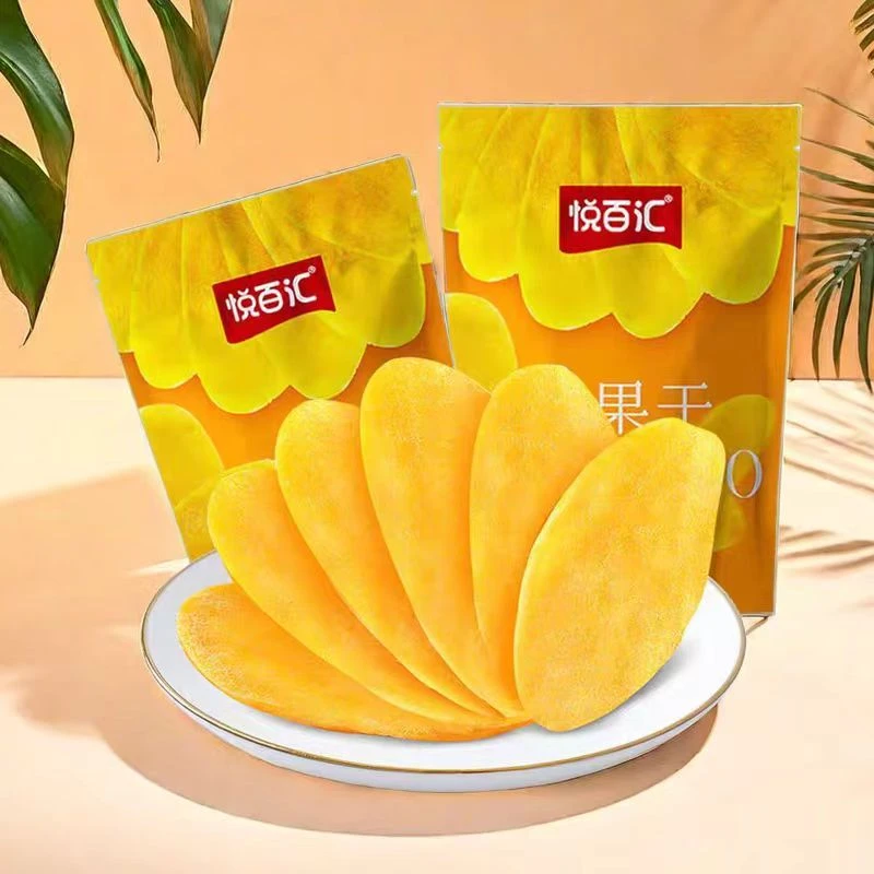 【悦百汇】酸甜软糯芒果干500g袋装办公室休闲网红零食香甜新鲜果干
