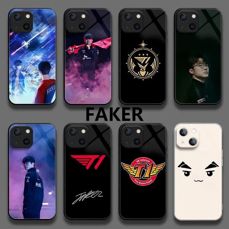 Faker手机保护壳SKT苹果15李相赫T1英雄联盟iPhone14适用15promax