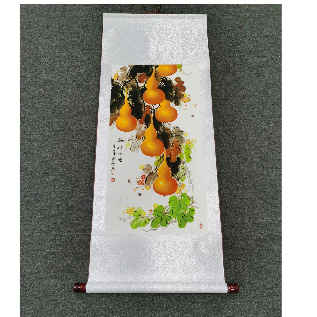 【葫芦】竖版国画大三尺国画