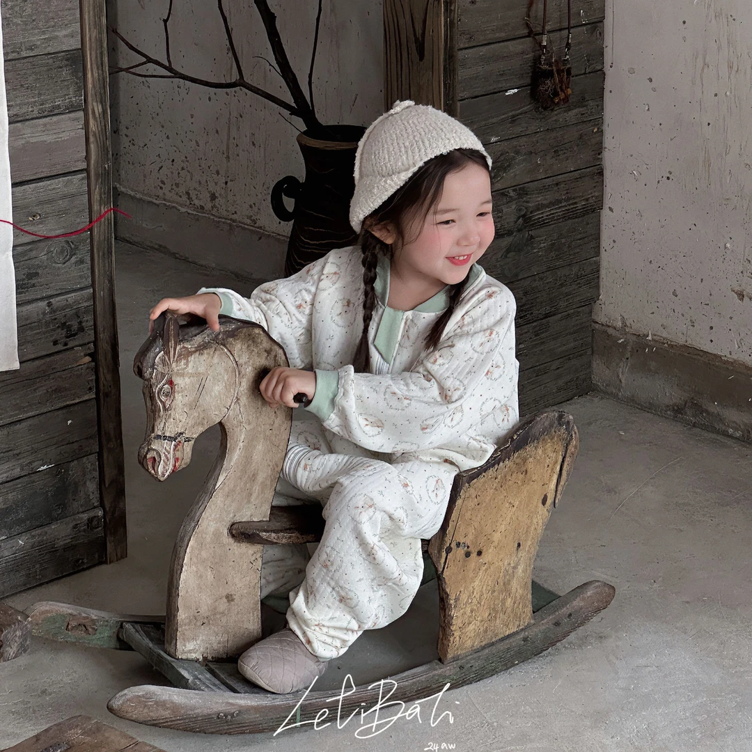 【睡袋】儿童三层夹棉长袖分腿睡防踢被宽松洋气儿童节秋季加厚保暖