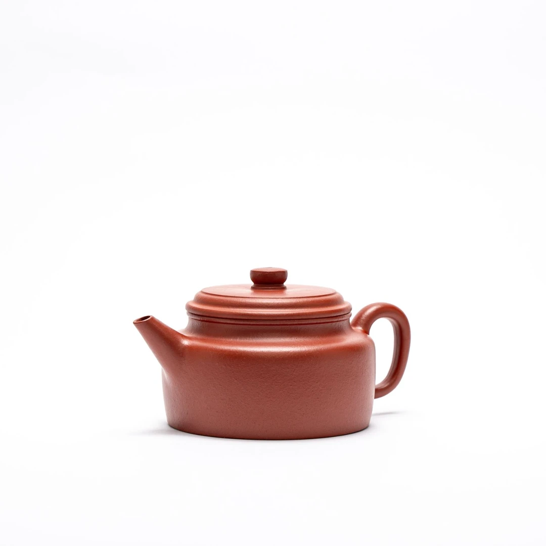 【亘古】《剑流德钟》精工半手  赵庄老朱泥 200cc 手工紫砂茶壶