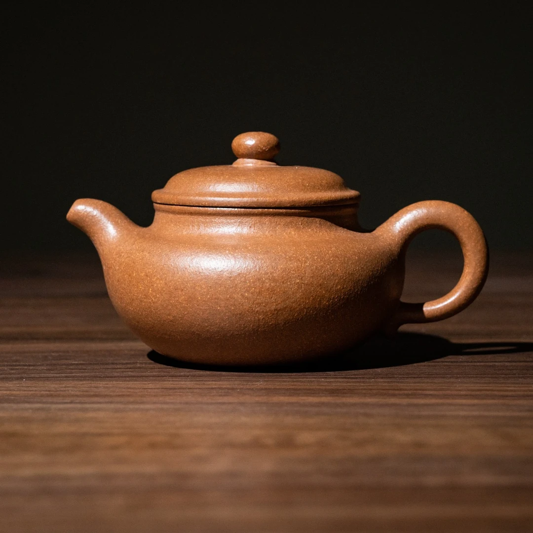 【亘古】《仿古》精工半手 黄降坡 约150cc 手工紫砂茶壶