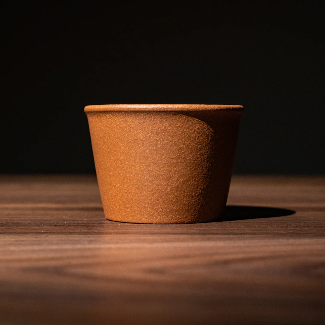 【亘古】缸杯 黄降坡 满容120cc 手工紫砂杯 大容量 主人杯