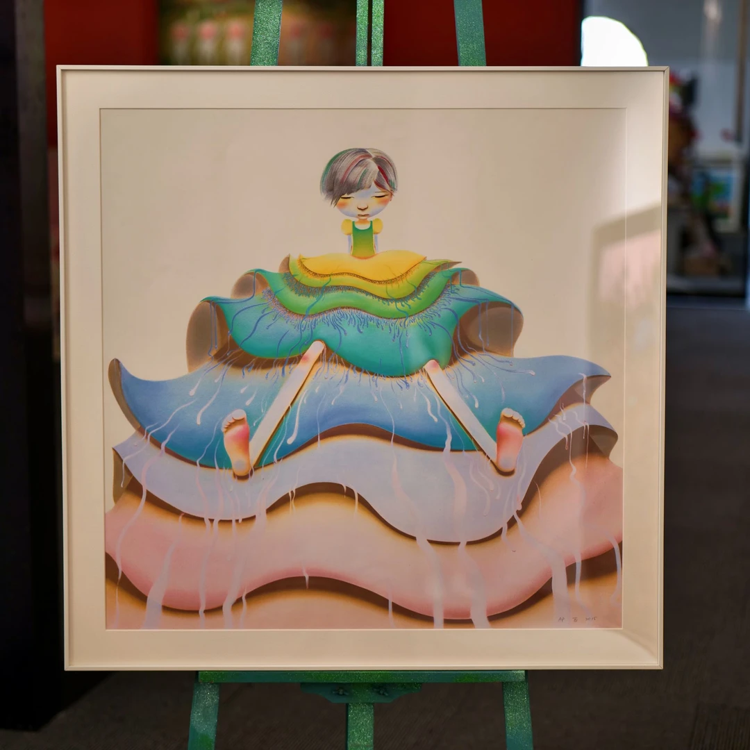 蹬红走绿 | 陈可 当代艺术家签名限量版画东西方古典绘画作品收藏