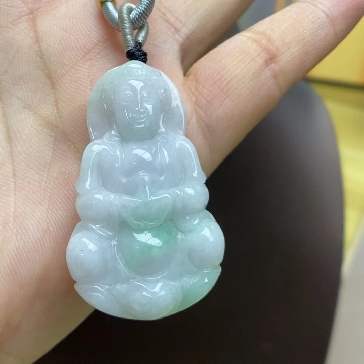 翡翠颈饰未镶嵌吊坠8