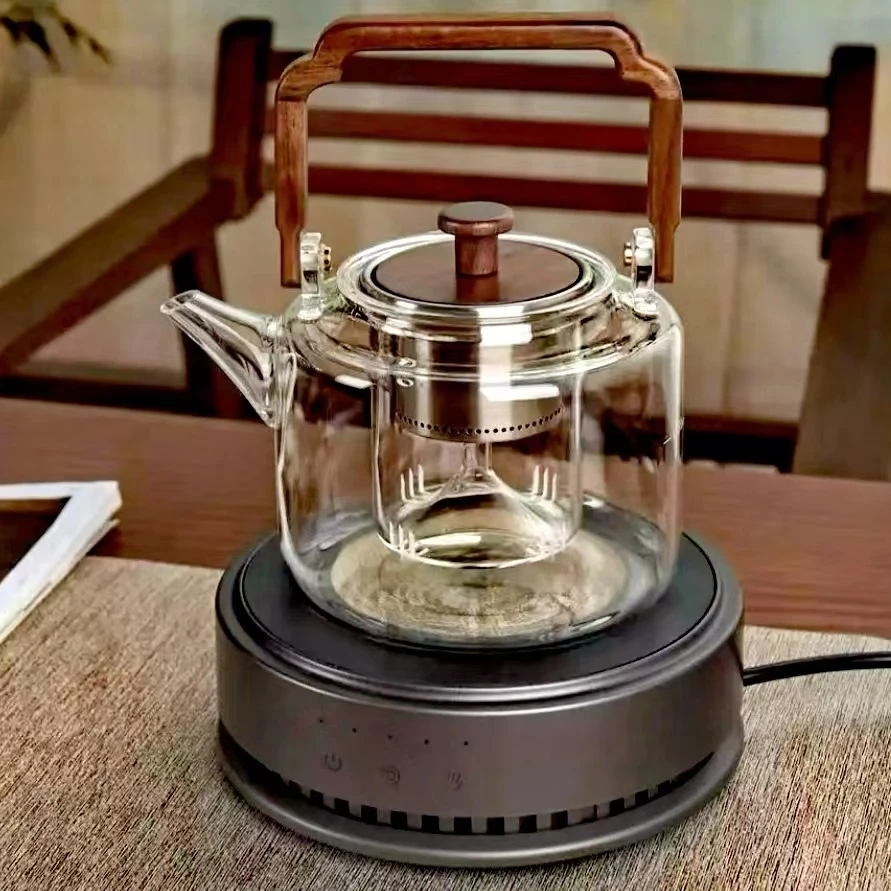 德名堂电陶炉天久璃匠眼四代智能1000w静音小型家用铁银壶煮茶器