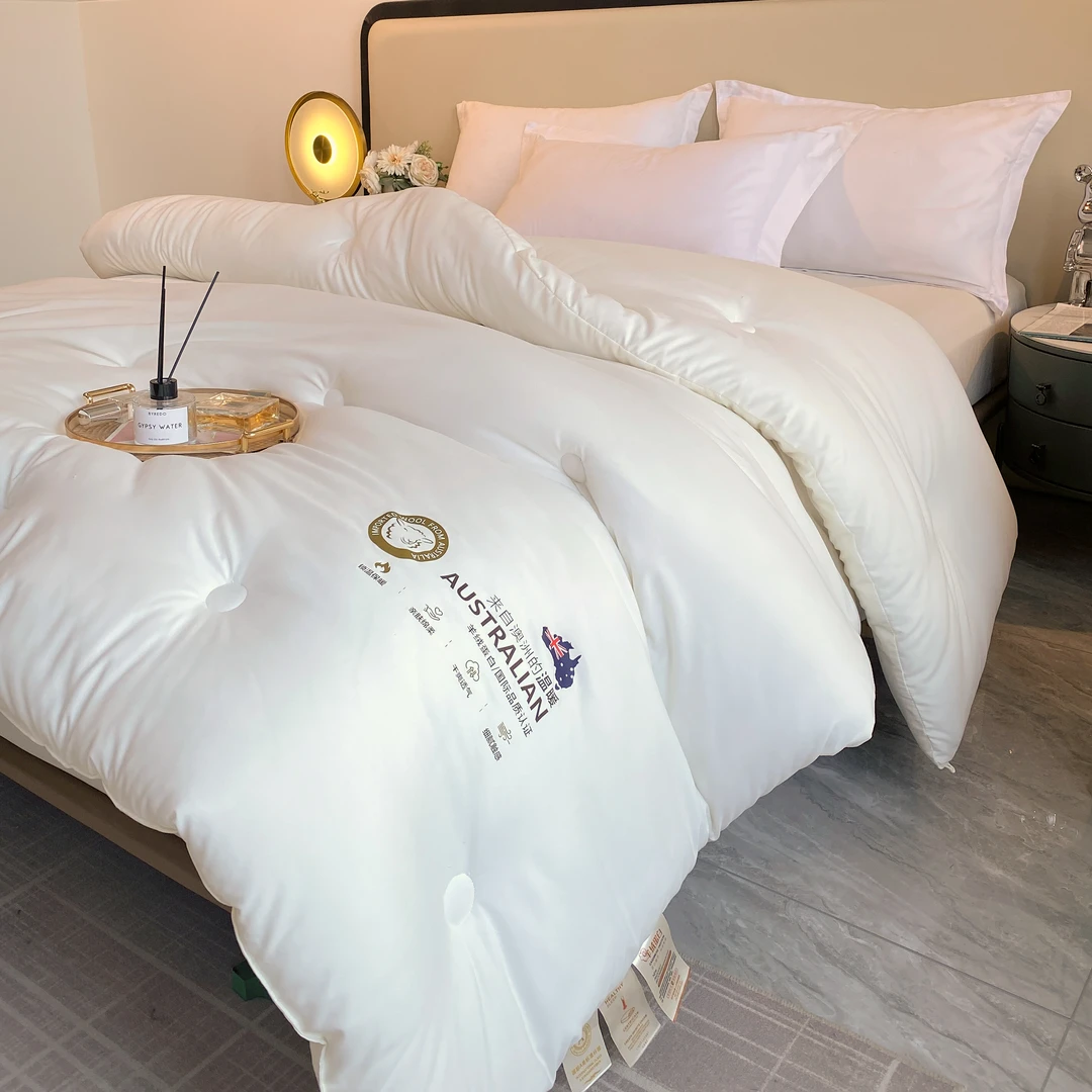 【晴儿】高级款羊绒蛋白保暖冬被四季被 ML