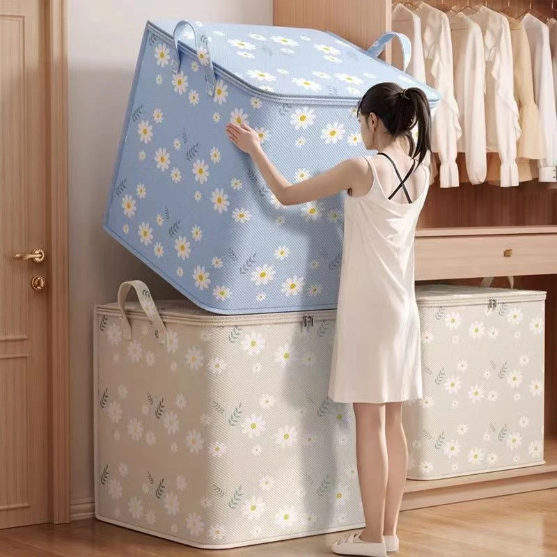 被子收纳袋超大容量搬家筐衣柜衣服防潮防霉棉被衣物储物袋防水