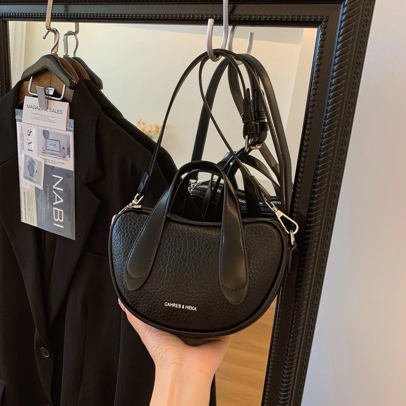 2024网红新款元宝包洋气个性百搭斜挎包时尚休闲韩版小众小包包