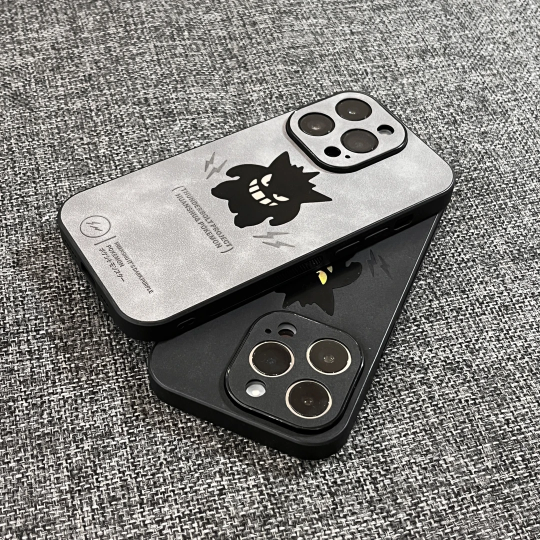 炫酷镭射耿鬼卡通适用iPhone15/14promax手机壳苹果13耐脏12/11软