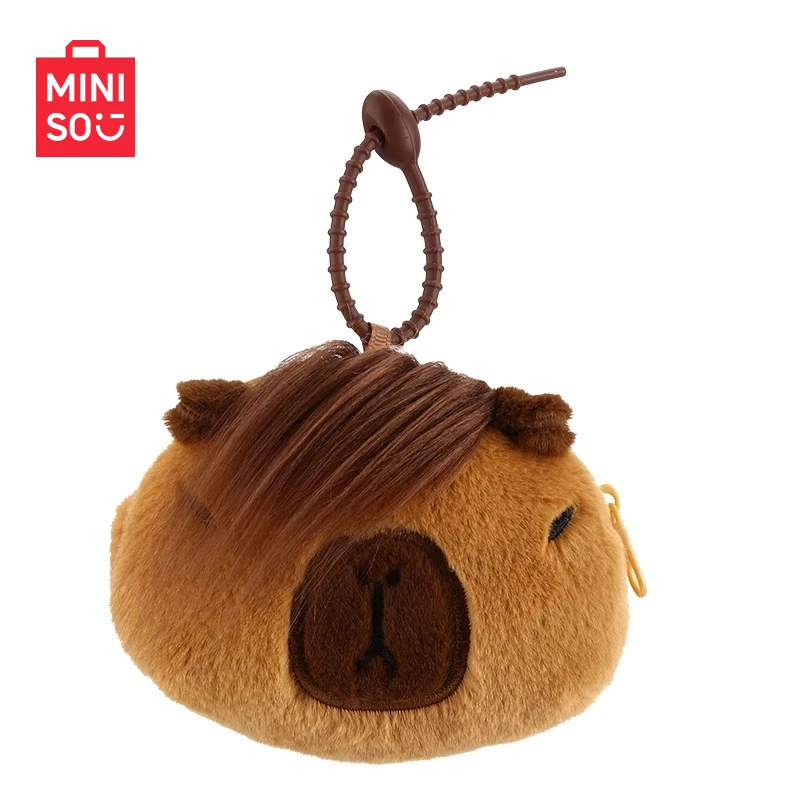 MINISO名创优品水豚君系列毛绒零钱包