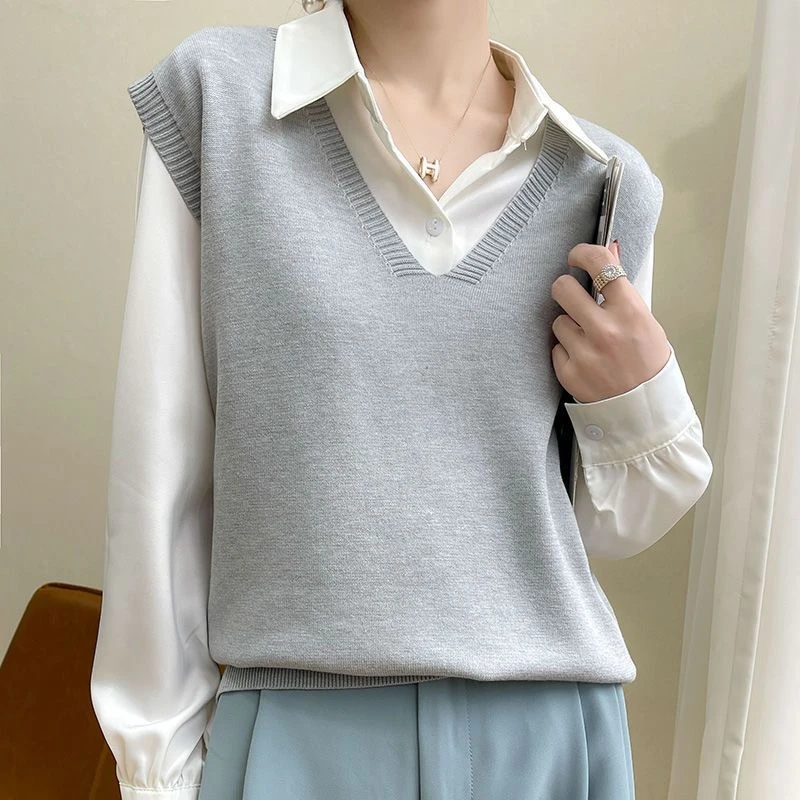 编码 551-600 新款秋冬针织毛衣马甲