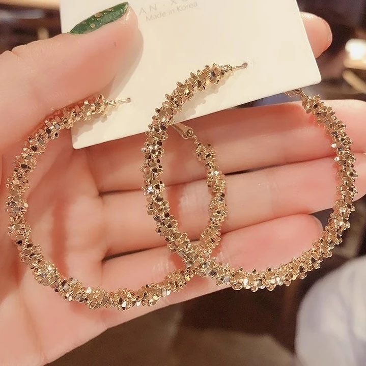 铜合金耳饰 铜合金耳饰 高级气质百搭耳圈